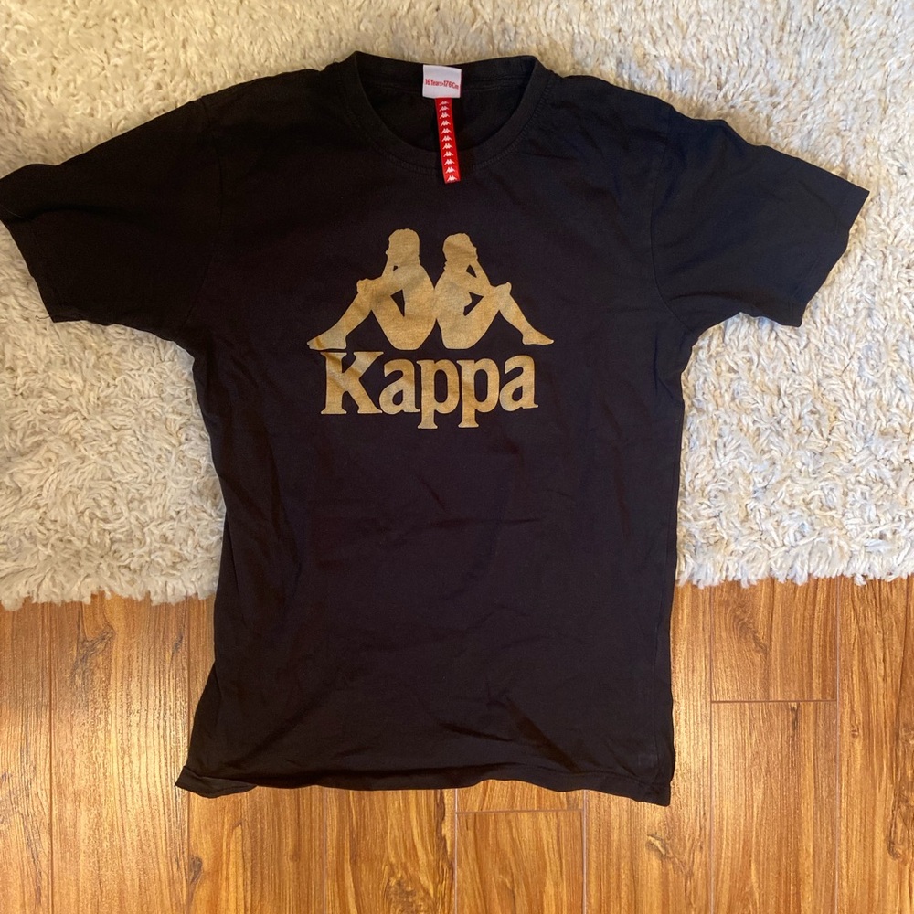 Kappa Charcoal Tee with Red Tag